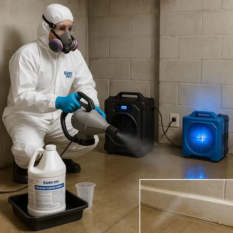 Sanitization and Odor Removal process in Rockford, MI