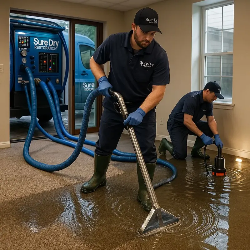 Water Extraction and Removal process in Rockford, MI